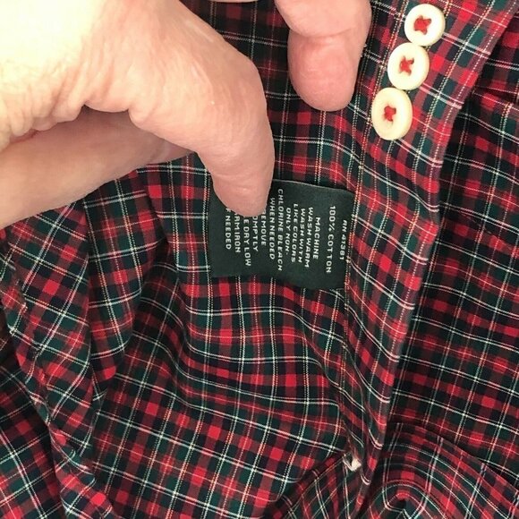 LRL Lauren Ralph Lauren Button Down Plaid Shirt - Picture 5 of 9